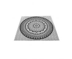 Soleil docre Galaxy Steppbett, Baumwolle, Schwarz, 180 x 180 cm