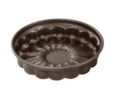 Dr. Oetker Blumen-Backform Ø 28 cm, runde Backform der Serie Back-Edition aus Stahl, Blumenform mit Antihaftbeschichtung (Farbe: braun), Menge: 1 Stück