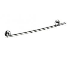 WENKO 22172100 Handtuchstange Uno Cuba - Handtuchhalter, Badetuchstange, Zinkdruckguss, 58 x 5 x 9 cm, chrom