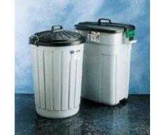 Addis 90 Liter Outdoor Mülleimer rund Deckel