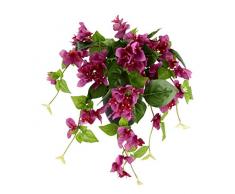 Künstliche Bougainvillea mit roten Blüten im Topf, Drillingsblume, Blumen, Pflanzen, Kunstpflanzen, Kunstbaum, Kunstbäume, Kunstoffpflanzen, Dekopflanzen, Textilbäume, Kunstblumen, Deko, Blumen