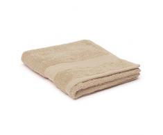 Excelsa Bagno Handtuch 100x60cm in Creme, 100% Baumwolle, Crema, 100 x 60 x 1 cm