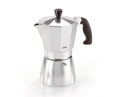 Gefu Espressokocher Lucino, Espresso-Kanne für 3 Tassen, Aluminium / Kunststoff, 16070