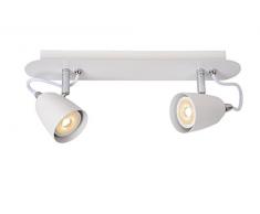 Lucide RIDE-LED - Deckenstrahler - LED Dim. - GU10 - 2x5W 3000K - Weiß