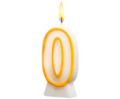 Susy Card 11142312 Zahlenkerze 0, 1-er Set