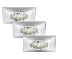 Briloner Leuchten 7205-038 LED Einbauleuchte, Einbaustrahler, LED Strahler, Spots, Deckenstrahler, Deckenspot, Lampen Wohnzimmer, led einbaustrahler 230v, Deckeneinbauleuchten, 5 Watt, 400 Lumen, Badezimmer / Bad geeignet IP44,