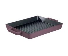 Sambonet Grillpfanne, rechteckig, Gusseisen, Violett, 0 cm