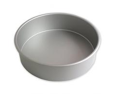 PME RND143 Runde Backform aus eloxiertem Aluminium, 356 x 76 mm, Silver, 35.6 cm