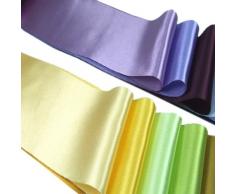 Präsent - ADRIA Satinband - tannengrün - 25-m-Rolle 112 mm