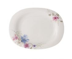 Villeroy & Boch Mariefleur Gris Basic Servierplatte, Premium Porzellan, Weiß/Bunt