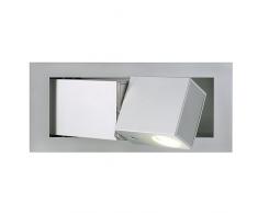 SLV BEDSIDE LED 146252 Wandleuchte, 3W, RECHTS, warmwei�e Spot LED, silbergraues Geh�use