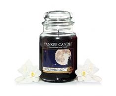 Yankee Candle große Duftkerze im Glas, Midsummer’s Night, Brenndauer bis zu 150 Stunden