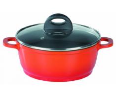 GSW 469203 Gourmet Orange Shadow Kochtopf mit Glasdeckel, 20 cm / 2.2 Liter