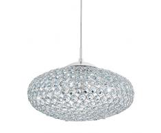 EGLO CLEMENTE Hängeleuchte 35 cm, Stahl, 60 W, chrom