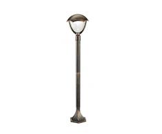 Trio Leuchten LED Außenleuchte Gracht 421960128, Druckguss Aluminium rostfarbig antik, 1x 6 Watt