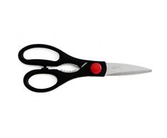 Quid Kitchen Chef Küchenutensilien Schere mit Nussknacker 21,5 cm Schwarz