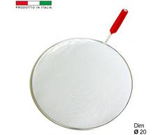 Spritzschutz Produkt aus Netz von Aluminium Dicht Gewebt. Geeignet für Schutz Spritzwasser-Spinne oder Kochen in Küche. VA Auf Töpfe oder Pfannen wie ein Deckel. Komplett mit Griff aus Kunststoff.