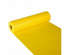 Papstar, Tischläufer, stoffähnlich, Vlies soft selection 24 m x 40 cm gelb auf Rolle, #84324