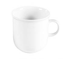 Thomas „Trend weiß uni” Becher mit Henkel 0,28 L