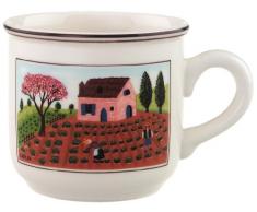 Villeroy & Boch Design Naif Kaffeetasse, 200 ml, HÃ¶he: 7 cm, Premium Porzellan, Bunt