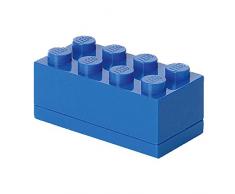 LEGO Mini-Box, 8 Noppen, Lunchbox-Einsatz, Snackbox, blau