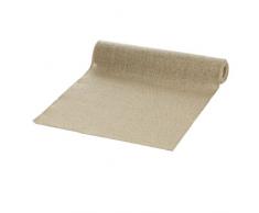 Ginger Ray AF-619 Vintage Rustikal Sackleinen Tischläufer braun 2 m (L) 35 cm (B) natur