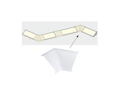 Paulmann 70264 Delta Profil Inside Corner für den einfachen Anschluss von Profilen in Raum-Innenecken 2er Pack Delta Profil Zubehör Satin Kunststoff