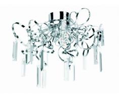LeuchtenDirekt Deckenleuchte, chrom, 6x G9 / 28 W / 2800K, Innen, IP20 50049-17
