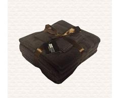 Highliving Handtuch-Set, ägyptische Baumwolle, braun, Towel Bale 6 Piece