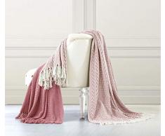 PCT-100% Batik Ash Rose Tagesdecke, Baumwolle, Rosa, Einzelbett