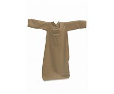 Galileo Casa 2418344 Decke Ärmeln, Fleece, Taupe, Einzelbett, 130 x 170 x 0.1 cm