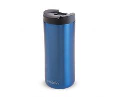 Aladdin Leak-Lock™ Thermobecher, 0.35 Liter, Blau, Doppelwandig Vakuumisoliert, 18/8 Edelstahl, Auslaufsicher, Spülmaschinenfest, Kaffeebecher Isolierbecher Thermo-Becher