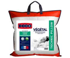 Dodo Vegetal Ergonomisches Kopfkissen, 60 x 60 cm, Weiß