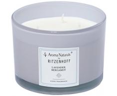 Ritzenhoff Aroma Naturals Modern Duftkerze, Glas, Lavendel, 11 x 11 x 8 cm