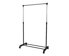 Einreihiger Kleiderständer, Silber von Home Vida