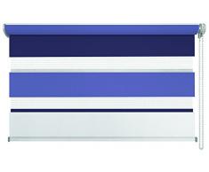 mydeco Rollo, Triple: Weiß, Violett, Berry, 80x160 [Breite x Höhe]