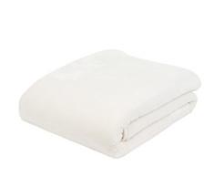 Gözze Premium Cashmere-Feeling Wohn- und Kuscheldecke, 220 x 240 cm, Wollweiß, 40128-00-220240