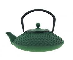 Reception 7321632 Kanji Teekanne aus Gusseisen Gusseisen grün 21 x 21 x 9 cm 1,25 l