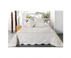 LINDER Tagesdecke, 100% Polyester, beige, 250 x 260 cm