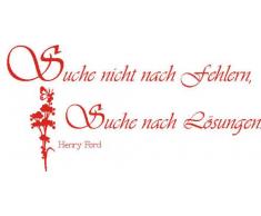 INDIGOS 4051719313192 Wandtattoo, Vinyl, rot, 60 x 10 x 10 cm