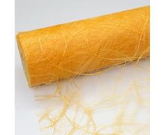 Deko AS GmbH Sizoweb Tischband apricot 20 cm Rolle 25 Meter 64 018-R