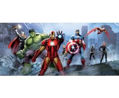 AG Design FTDh 0628 Avengers Marvel, Papier Fototapete Kinderzimmer - 202x90 cm - 1 Teil, Papier, multicolor, 0,1 x 202 x 90 cm