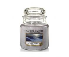 Yankee Candle 1507660E Duftkerze Glas, 9,50 x 9,50 x 13,80 cm, graublau