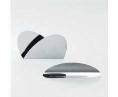 Alessi Schreibtisch Set, Metall, Chrom, 3 x 0.69 x 19.8 cm, 2-Einheiten