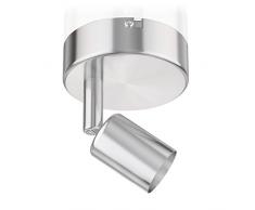 Deckenstrahler LUNARA, einflammig, GU10, Chrom, matt