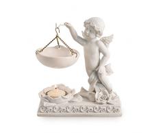 pajoma Duftlampe Engel Sahriel aus Kunstharz, Keramik und Glas