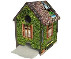 Werkhaus ToPaHaus Efeu, Holz/MDF, H 14, Grün