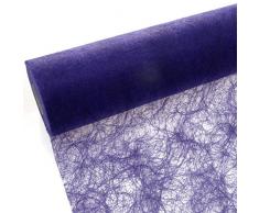 Deko AS GmbH Sizoflor Tischband violett 30 cm Rolle 25 Meter 60 028-R