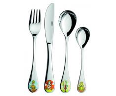 Mäser, Serie Ritter, 4-teiliges Kinderbesteck-Set, Besteck mit Ritter Motiv