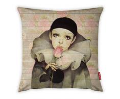 Bonamaison Dekorativ Kissenhülle, Kissenbezug, Zierkissenbezug, Wohnkultur, Für Sofa, Kaffeestube, Größe: 45X45 cm - Entworfen und hergestellt in der Türkei